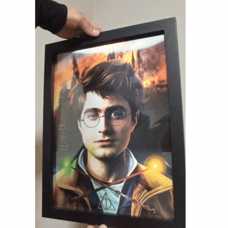 Cartel Decorativo Lenticular 3D Harry Potter - Voldemort | Harry Potter