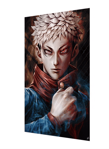 Cartel Decorativo Lenticular 3D Yuji Itadori - Ryomen Sukuna | Jujutsu Kaisen