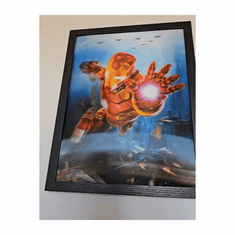Cuadro Lenticular 3D Iron Man