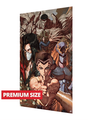 Cartel Decorativo Lenticular 3D Yu Yu Hakusho