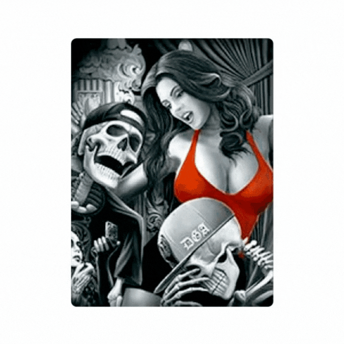 Cuadro Lenticular 3D Calaveras en el Bar