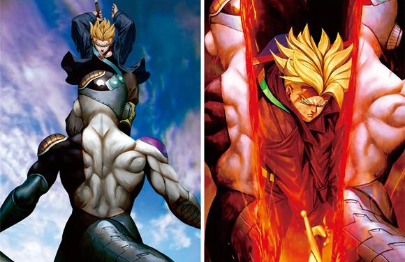 Cartel Decorativo Lenticular 3D Trunks v/s Freezer | Dragon Ball