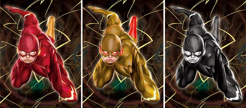 Cartel Decorativo Lenticular 3D Flash Barry - Prof Zoom - Black Flash