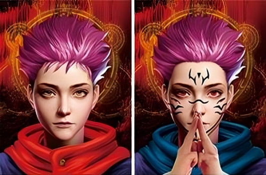 Cartel Decorativo Lenticular 3D Yuji Itadori y Sukuna | Jujutsu Kaisen