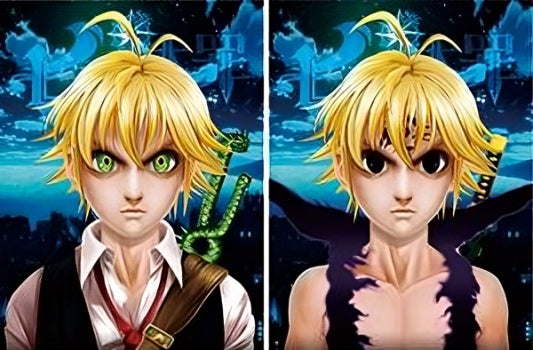 Cartel Decorativo Lenticular 3D Cápitan Meliodas | 7 Pecados Capitales