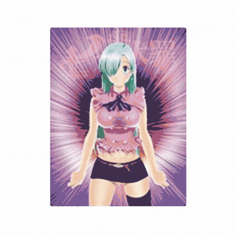 Cuadro Lenticular 3D Elizabeth Liones - Nanatsu No Taizai