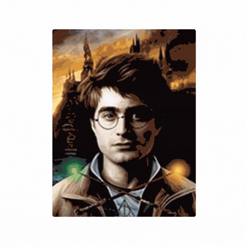 Cuadro Lenticular 3D Harry Potter Voldemort