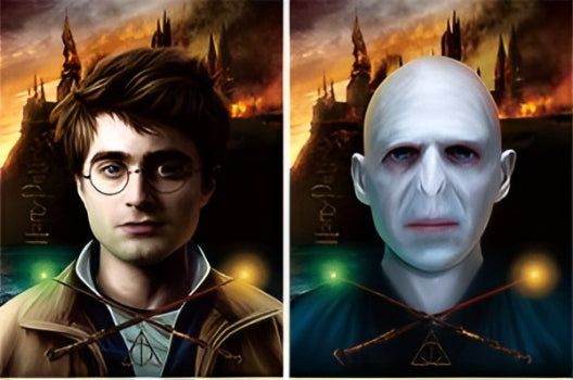 Cartel Decorativo Lenticular 3D Harry Potter - Voldemort | Harry Potter