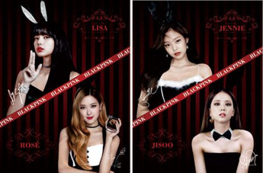 Cartel Decorativo Lenticular 3D Black Pink | K-POP