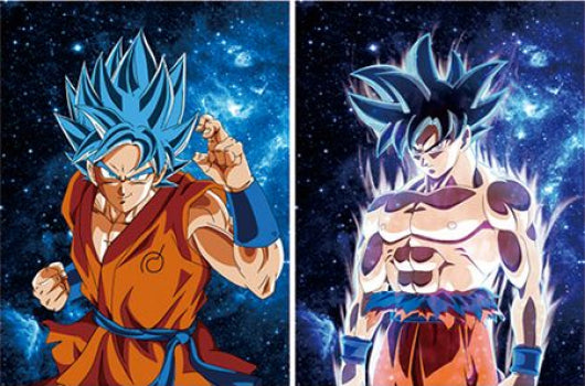 Cartel Decorativo Lenticular 3D Goku Dios Blue - Goku Ultra Instinto | Dragon Ball Super