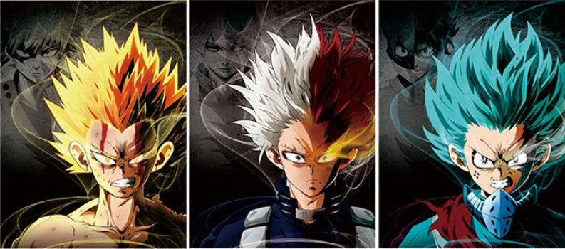 Cartel Decorativo Lenticular 3D Izuku - Shoto - Bakugo | My Hero Academia