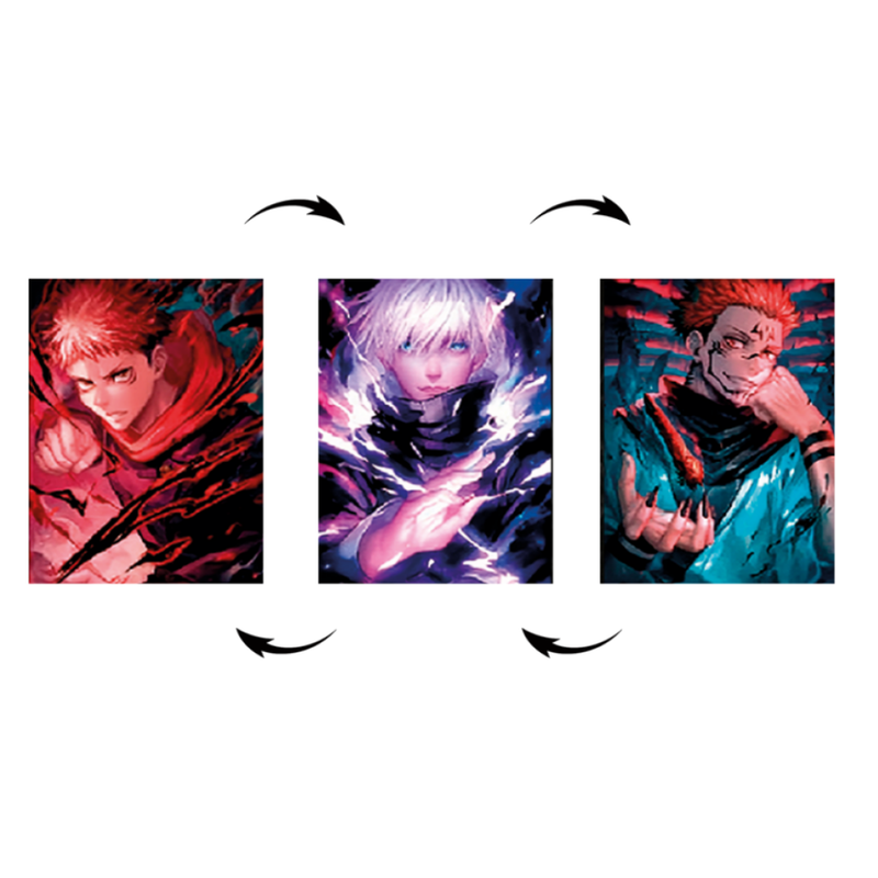 Cuadro Lenticular 3D Satoru Gojo Jujutsu Kaisen