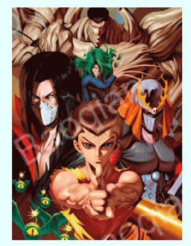 Cartel Decorativo Lenticular 3D Yu Yu Hakusho