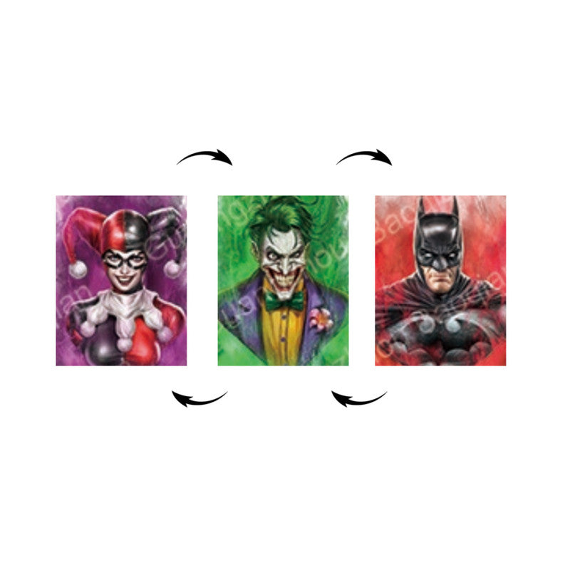Harley Quinn Joker Batman Cuadro Decorativo Lenticular 3D