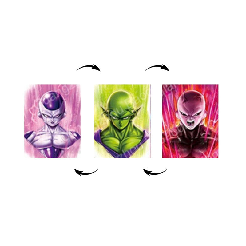 Cuadro Decorativo 3D Dragon Ball Freezer Piccolo Jiren