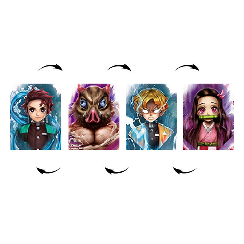 Cuadro Decorativo 3D Demon Slayer Inosuke Tanjiro Zenitsu