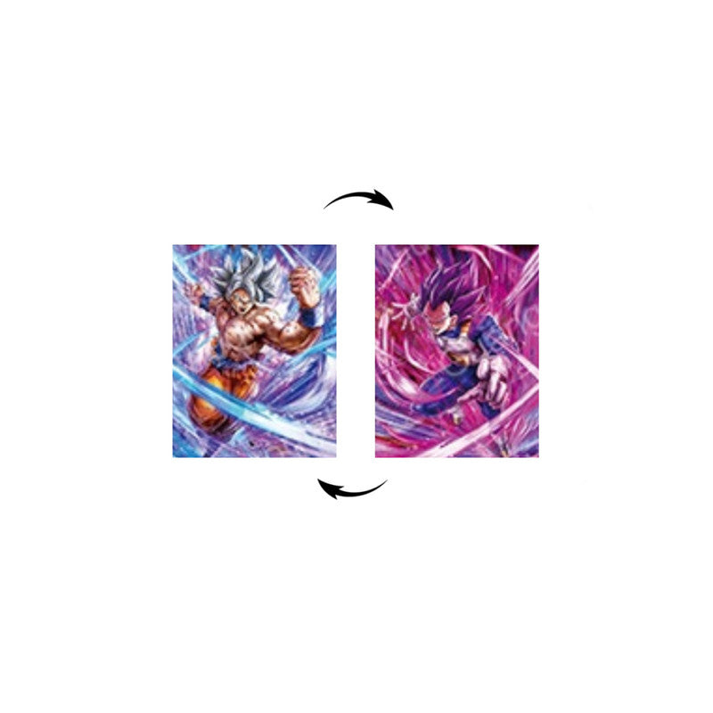 Dragon Ball Goku Ultra Instinto Vegeta Ultra Ego Cuadro 3D