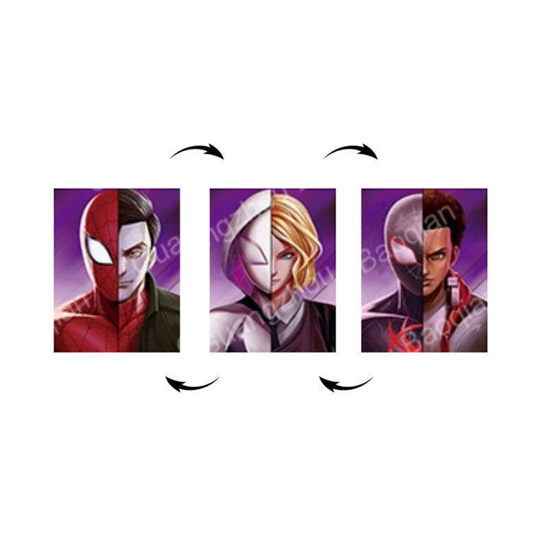 Cuadro Decorativo 3D Gwen Stacy Spider Verse Miles Morales