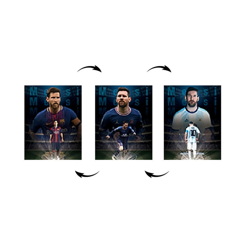 Lionel Andres Messi Cuadro Decorativo Lenticular 3D