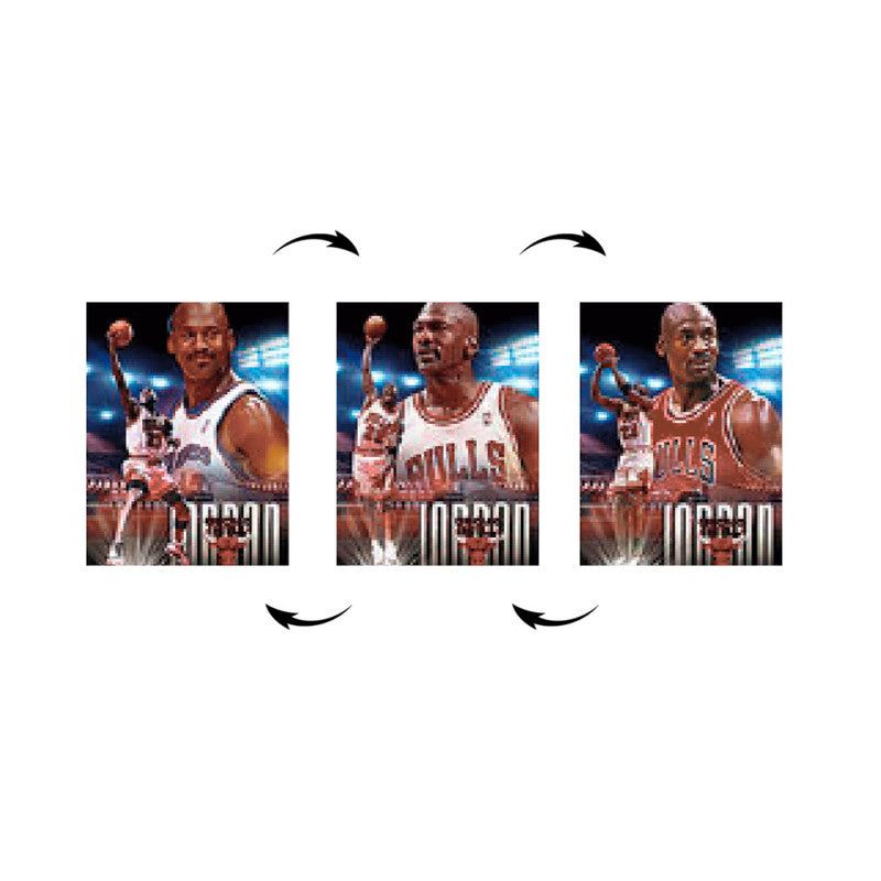 Michael Jordan Cuadro Decorativo Lenticular 3D