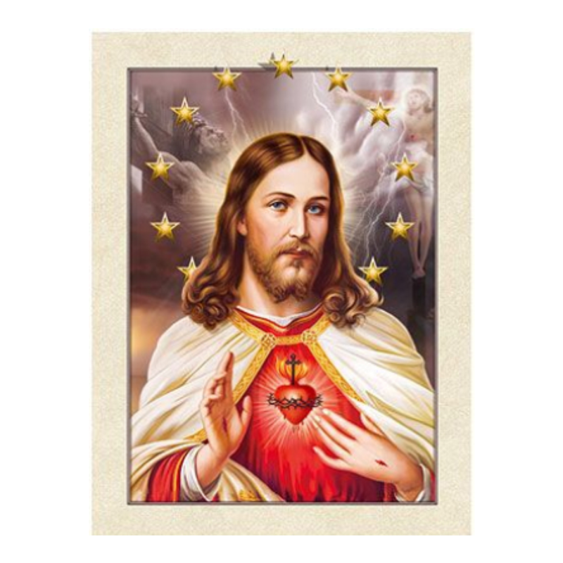 Cuadro Lenticular 3D Jesús Corazón