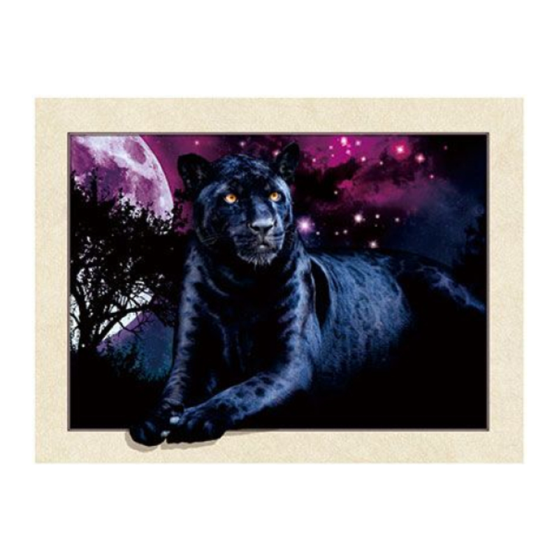 Cuadro Lenticular 3D Pantera Negra