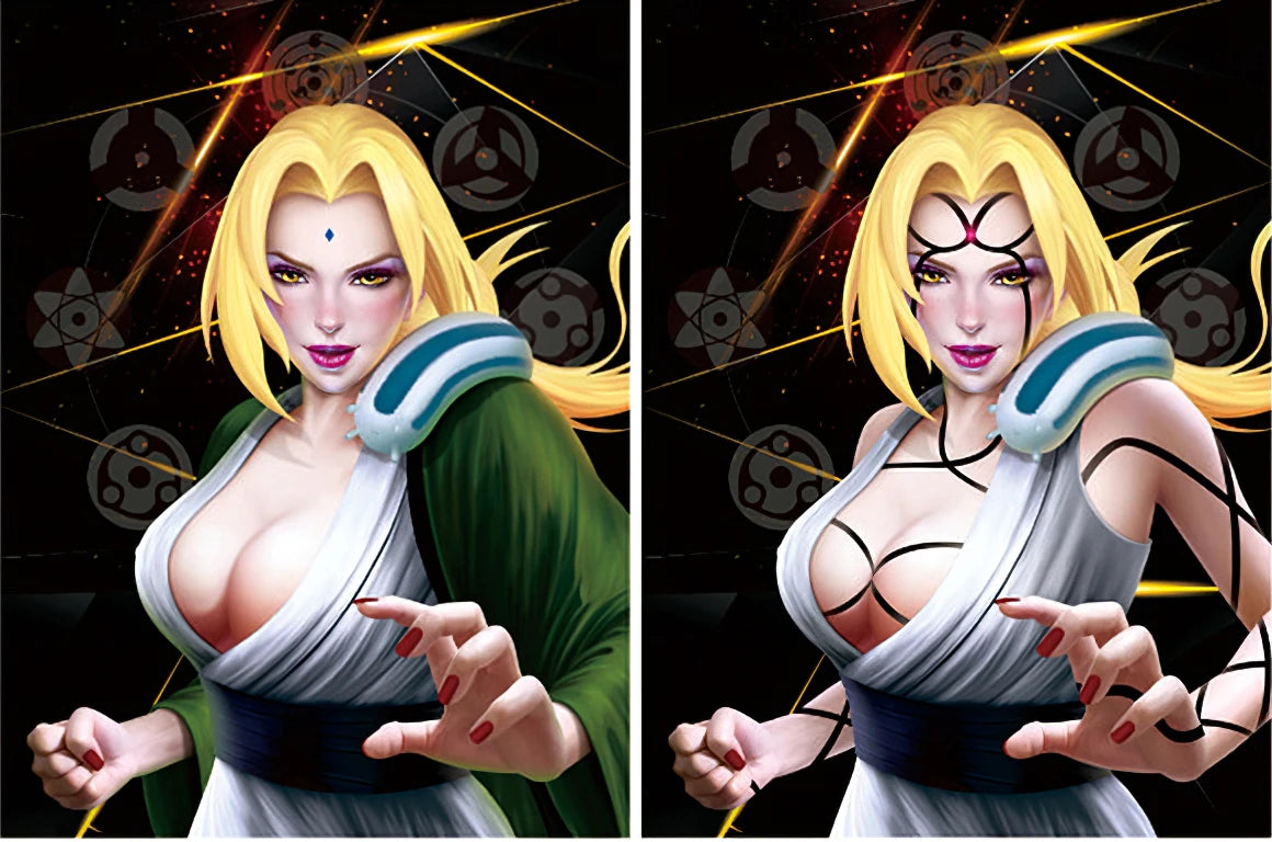 Cartel Decorativo Lenticular 3D Tsunade 5ta Hokage | Naruto