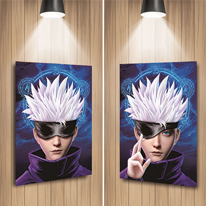 Cartel Decorativo Lenticular 3D - Satoru Gojo | Jujutsu Kaisen