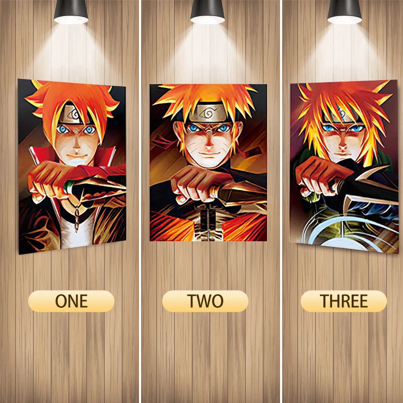 Cartel Decorativo Lenticular 3D Naruto - Boruto - Minato | Naruto