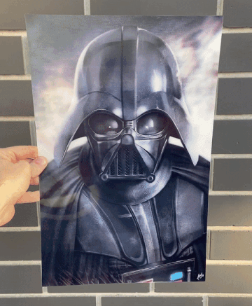 Cartel Decorativo Lenticular 3D Darth Vader | Star Wars