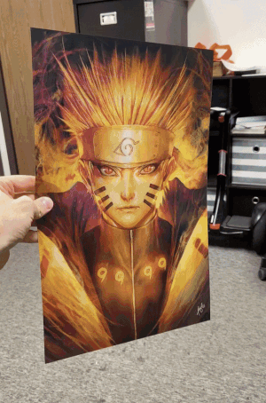 Cartel Decorativo Lenticular 3D Naruto - Sasuke - Kakashi | Naruto
