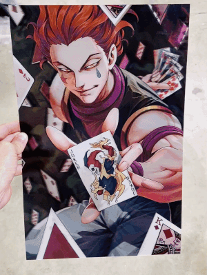 Cartel Decorativo Lenticular 3D Hisoka | Hunter X Hunter