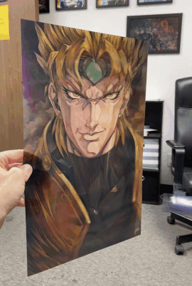 Cartel Decorativo Lenticular 3D Jojo's Bizarre Adventure