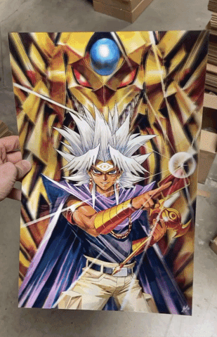 Cartel Decorativo Lenticular 3D Seto Kaiba - Yugi Muto | Yuhi-oh