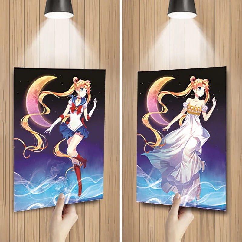 Cartel Decorativo Lenticular 3D Serena Tsukino | Sailor Moon