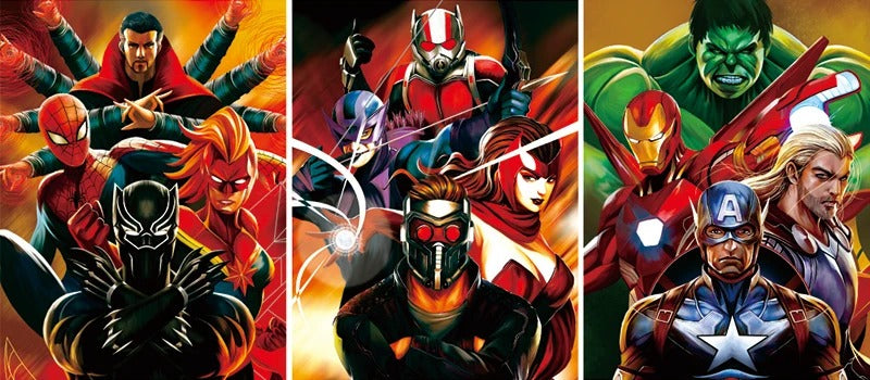 Cartel Decorativo Lenticular 3D Heroes de Marvel Avengers | Marvel