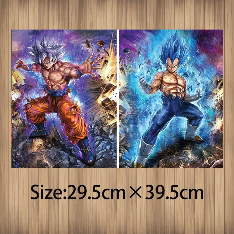 Cartel Decorativo Lenticular 3D Vegeta Blue - Goku Ultra Instinto | Dragon Ball