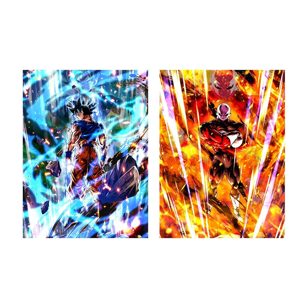 Cartel Decorativo Lenticular 3D Goku Ultra Instinto - Jiren | Dragon Ball Super