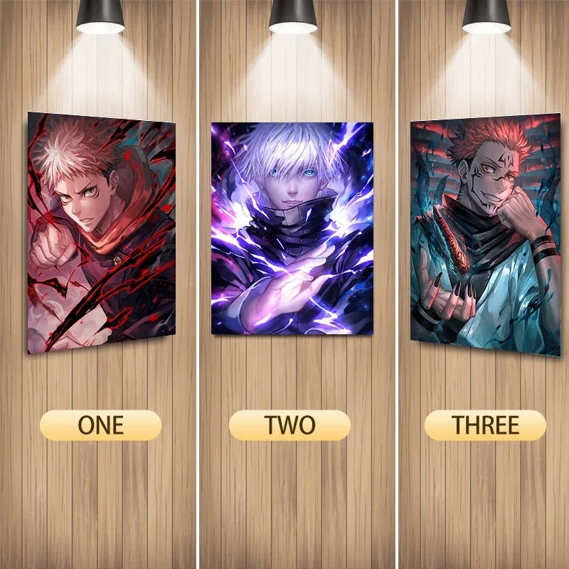 Cartel Decorativo Lenticular 3D Satoru Gojo | Jujutsu Kaisen