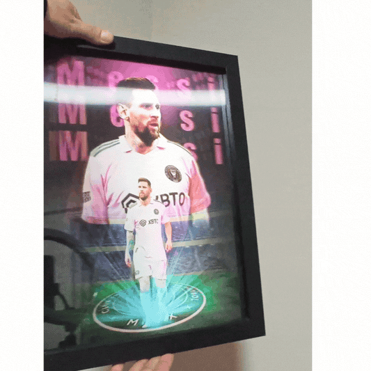 Cartel Decorativo Lenticular 3D Lionel Messi