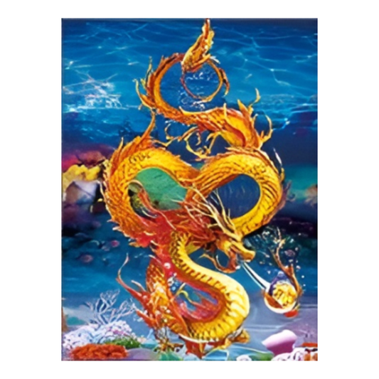 Cuadro Lenticular 3D Dragón Oriental
