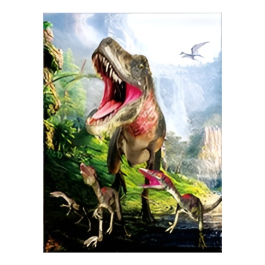 Cuadro Lenticular 3D Dinosaurios Mundo Jurásico