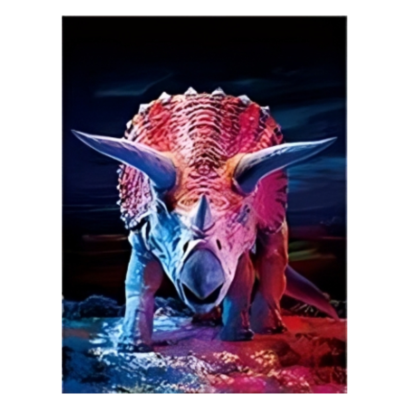 Cuadro Lenticular 3D Rinoceronte