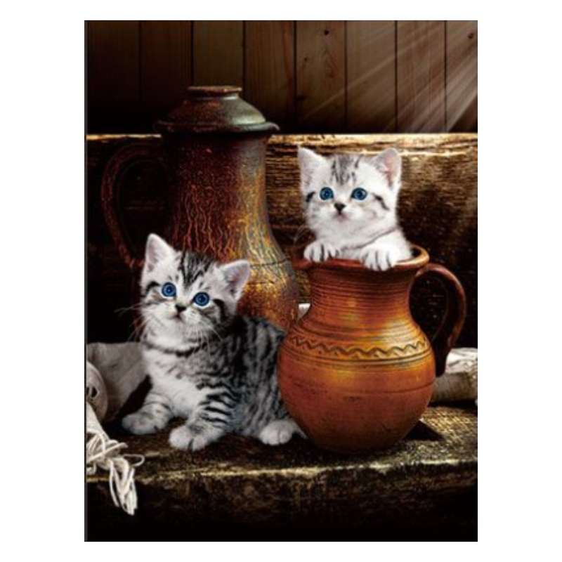 Cuadro Lenticular 3D Gatitos