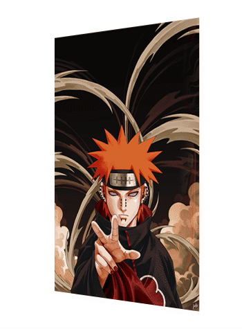 Cartel Decorativo Lenticular 3D Pain - Nagato | Naruto Shippuden