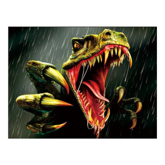 Cuadro Lenticular 3D Dinosaurio Salvaje