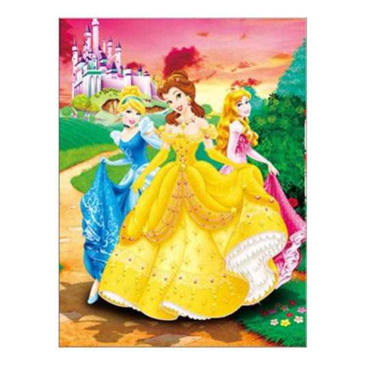 Cuadro Lenticular 3D Princesas Cuentos de Hadas