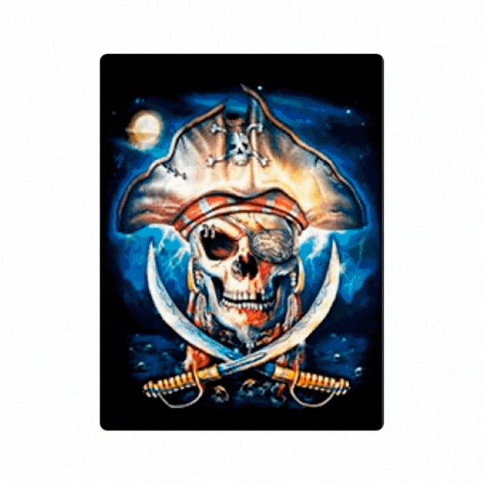 Cuadro Lenticular 3D Calaveras Pirata