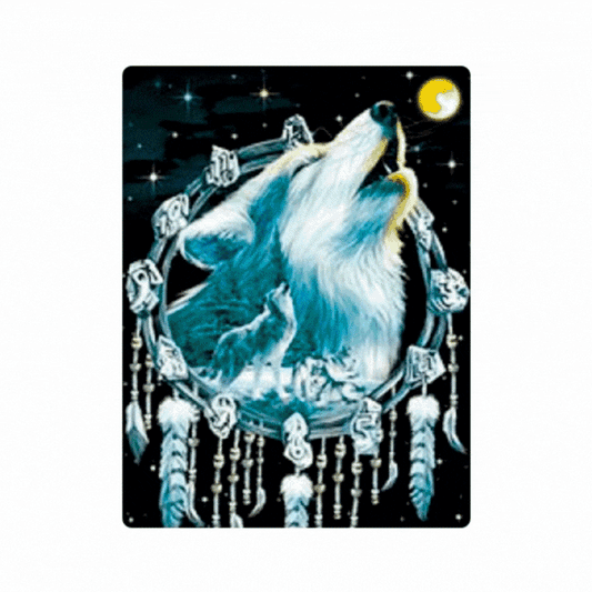 Cuadro Lenticular 3D Lobos