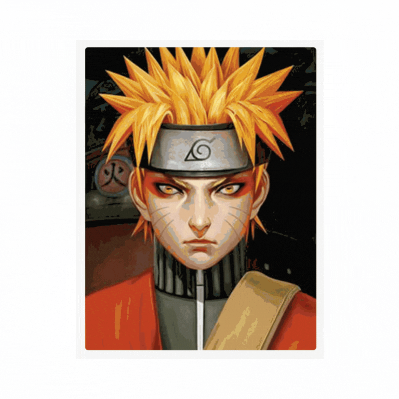 Cuadro Lenticular 3D Naruto modo sabio de los 6 caminos